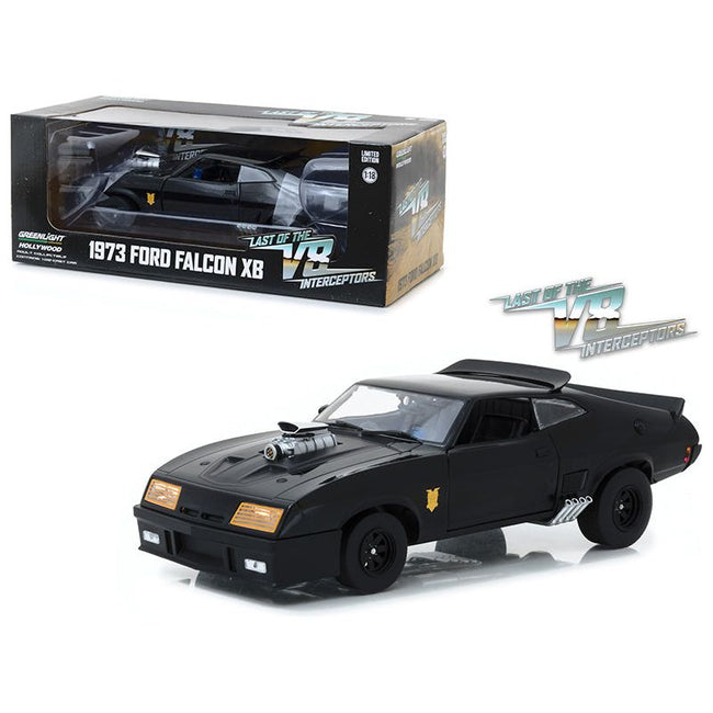 1973 Ford Falcon XB Black "Last of the V8 Interceptors" (1979) Movie 1/18 Diecast Model Car by Greenlight - Greenlight - ModelCars.com