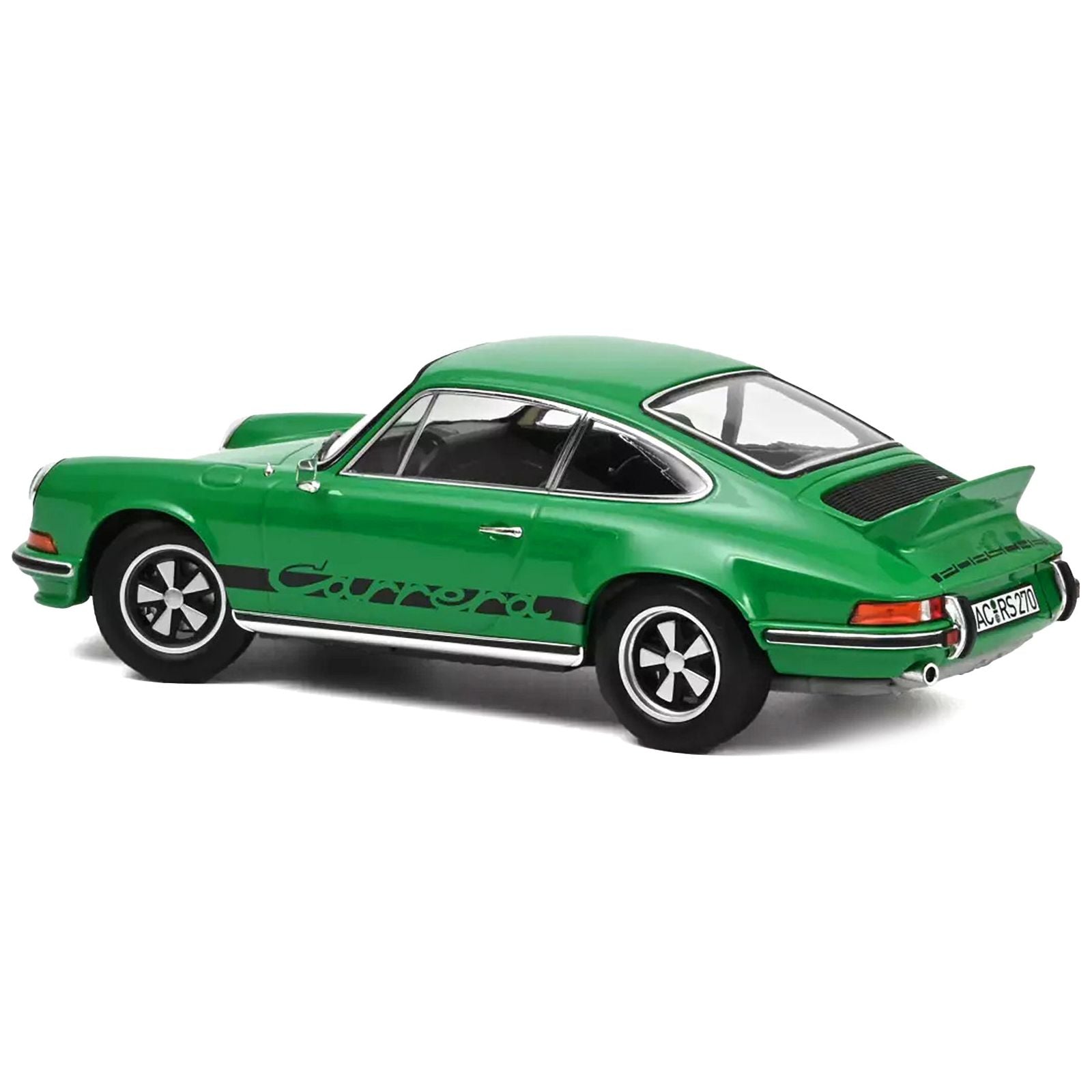 1973 Porsche 911 RS Touring Green with Black Stripes 1/18 Diecast Model Car by Norev - Norev - ModelCars.com
