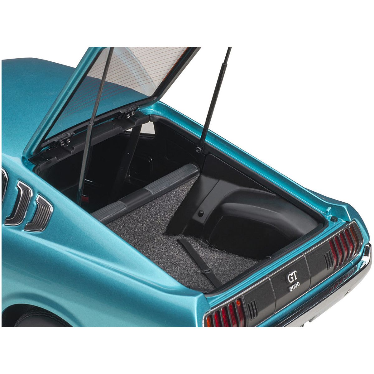 1973 Toyota Celica Liftback 2000GT (RA25) RHD (Right Hand Drive) Turquoise Blue Metallic 1/18 Model Car by Autoart - Autoart - ModelCars.com