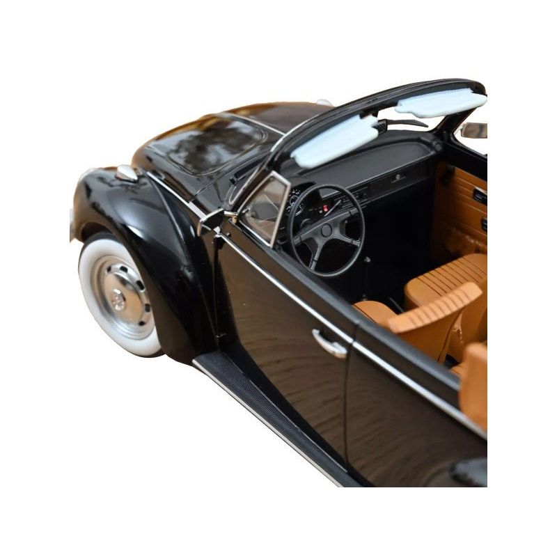 1973 Volkswagen 1303 Cabriolet Black 1/18 Diecast Model Car by Norev $82.54-Norev-ModelCars.com