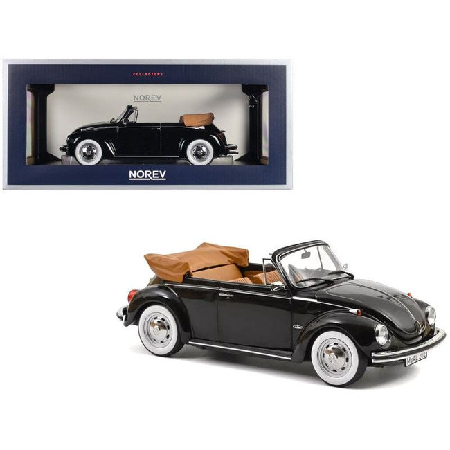 1973 Volkswagen 1303 Cabriolet Black 1/18 Diecast Model Car by Norev $82.54-Norev-ModelCars.com