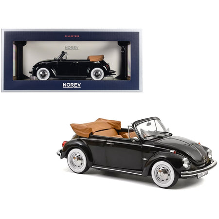 1973 Volkswagen 1303 Cabriolet Black 1/18 Diecast Model Car by Norev-Norev-ModelCars.com