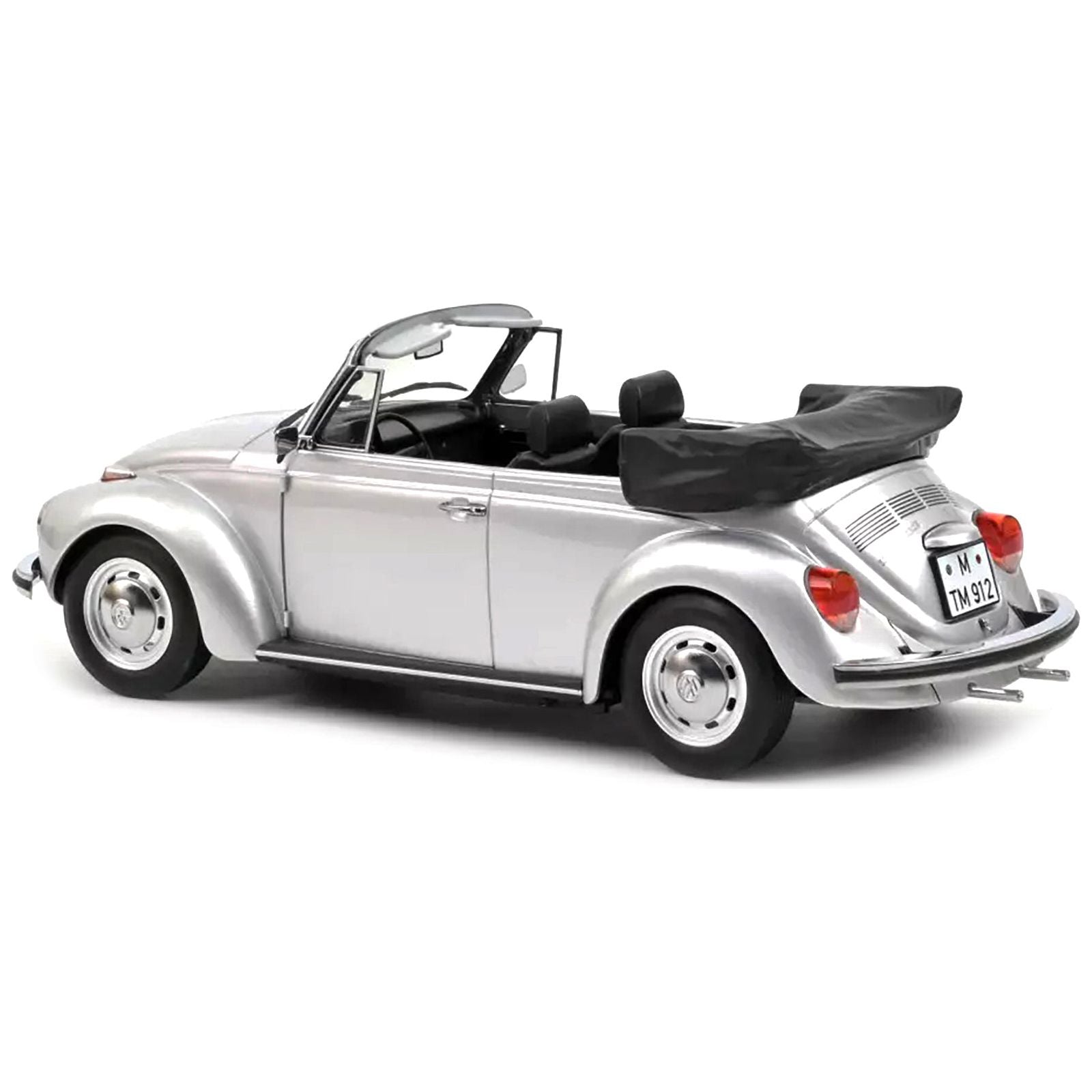 1973 Volkswagen 1303 Cabriolet Silver Metallic 1/18 Diecast Model Car by Norev - Norev - ModelCars.com