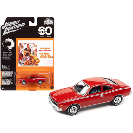 1974 AMC Hornet Red 007 James Bond "The Man with the Golden Gun" (1974) Movie "Pop Culture" 2022 Release 4 1/64 Diecast Model Car by Johnny Lightning-Johnny Lightning-ModelCars.com