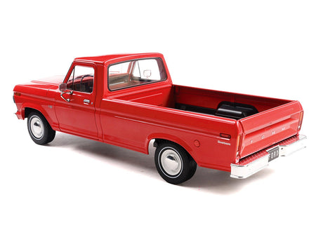 1974 Ford F-100 Pickup Truck Candy Apple Red 1/18 Diecast Model Car by IXO Models-Greenlight-ModelCars.com