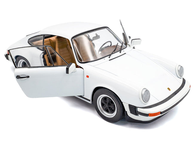 1974 Porsche 911 (930) 3.0 SC Grand Prix White 1/18 Diecast Model Car by Solido-Solido-ModelCars.com
