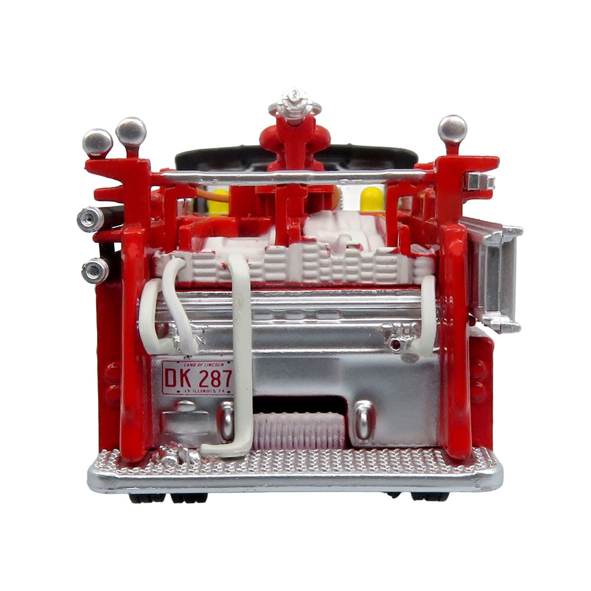 1974 Ward LaFrance Fire Engine "Chicago Fire Department - Engine 49" Red with Black Top "5 Alarm" Series Limited Edition 1/87 (HO) Diecast Model by Iconic Replicas-Iconic Replicas-ModelCars.com