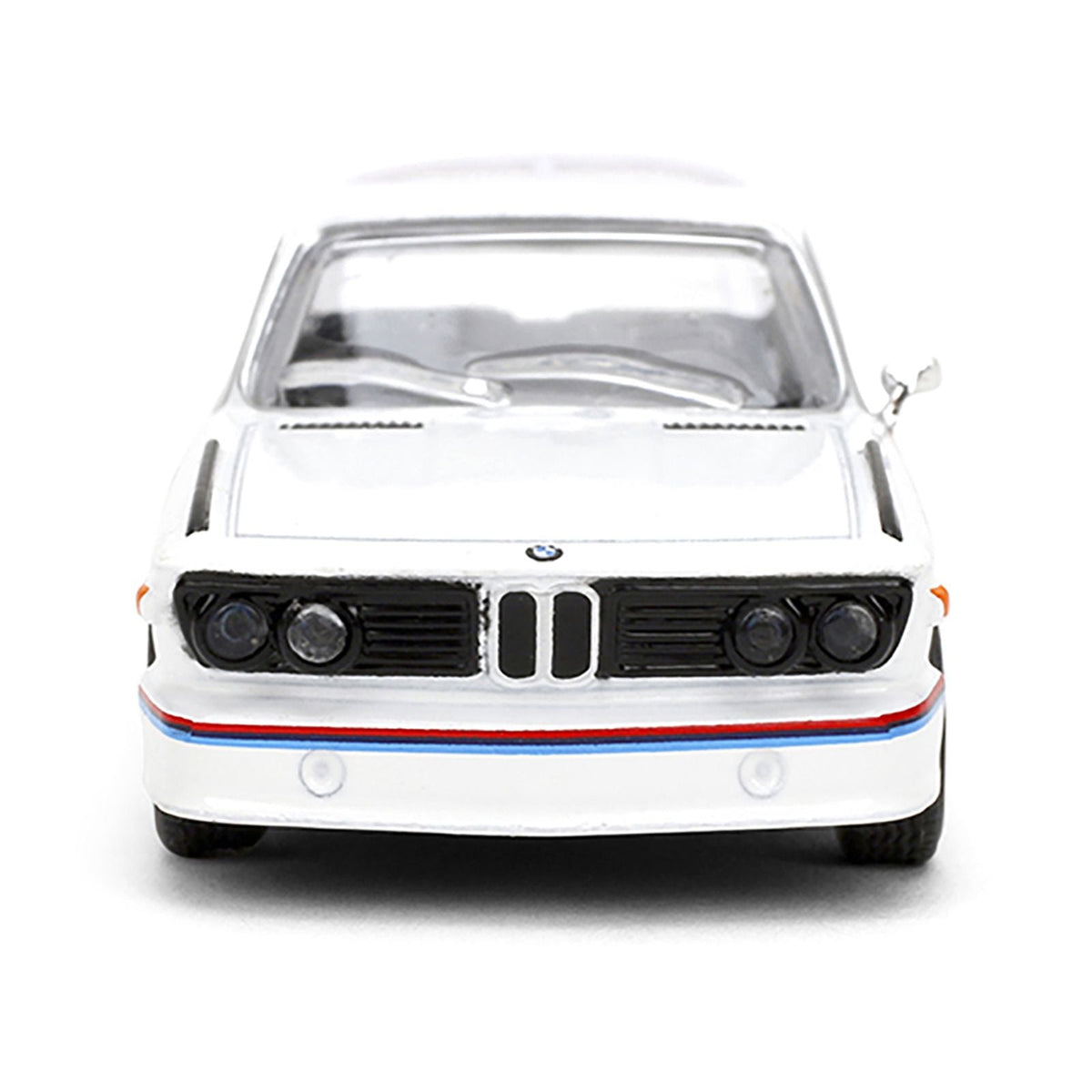 1975 BMW 3.0 CSL White with Red and Blue Stripes "Collection" Series 1/64 Diecast Model Car by Majorette-Majorette-ModelCars.com