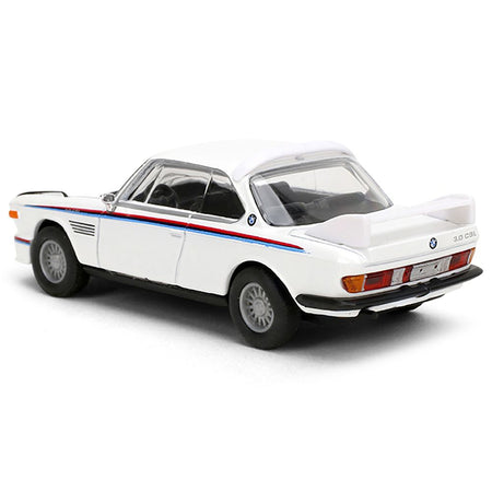 1975 BMW 3.0 CSL White with Red and Blue Stripes "Collection" Series 1/64 Diecast Model Car by Majorette-Majorette-ModelCars.com