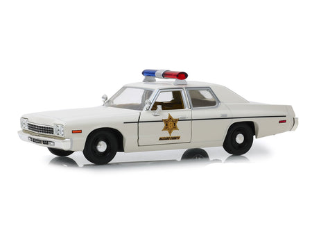 1975 Dodge Monaco Cream "Hazzard County Sheriff" 1/24 Diecast Model Car by Greenlight-Greenlight-ModelCars.com