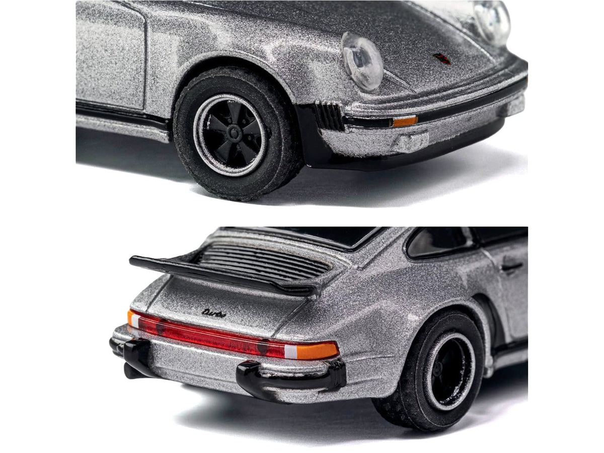 1975 Porsche 930 Turbo Silver Metallic "Collection" Series 1/64 Diecast Model Car by Majorette-Majorette-ModelCars.com