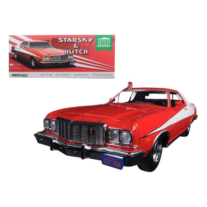 1976 Ford Gran Torino "Starsky and Hutch" (TV Series 1975 - 79) 1/18 Diecast Model Car by Greenlight - Greenlight - ModelCars.com