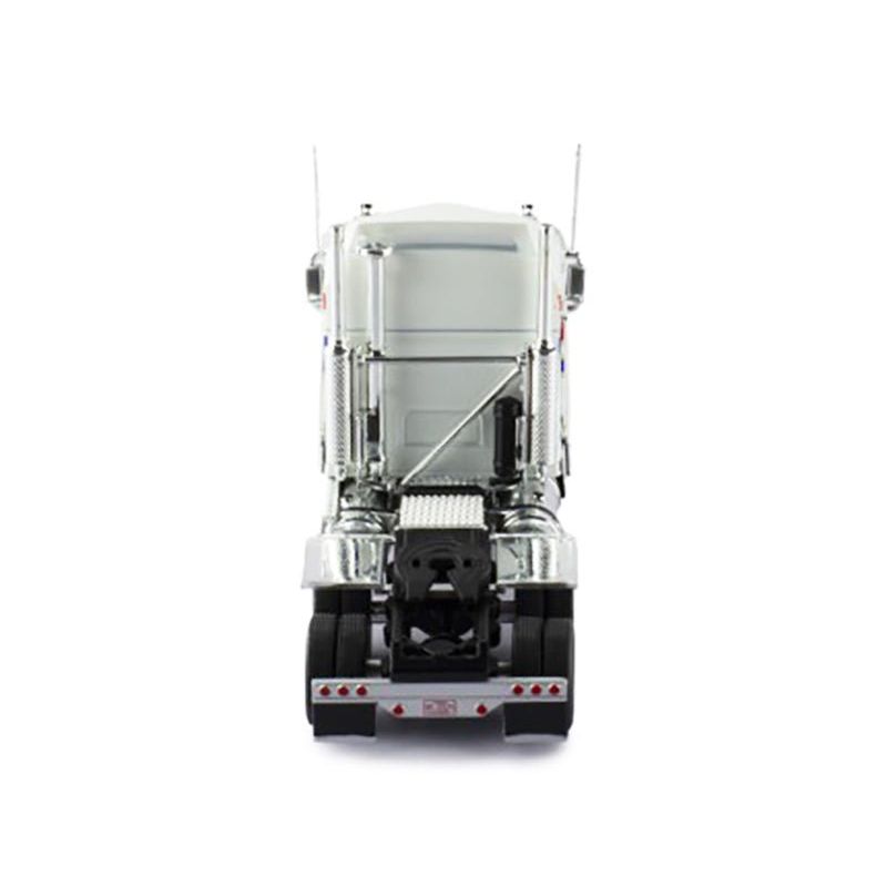 1976 Kenworth K100 Aerodyne Truck Tractor White with Blue and Red Stripes 1/64 Diecast Model by IXO Models - IXO - ModelCars.com