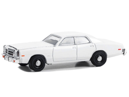 1977-78 Dodge Monaco Police Pursuit White "Hot Pursuit - Hobby Exclusive" Series 1/64 Diecast Model Car by Greenlight-Greenlight-ModelCars.com