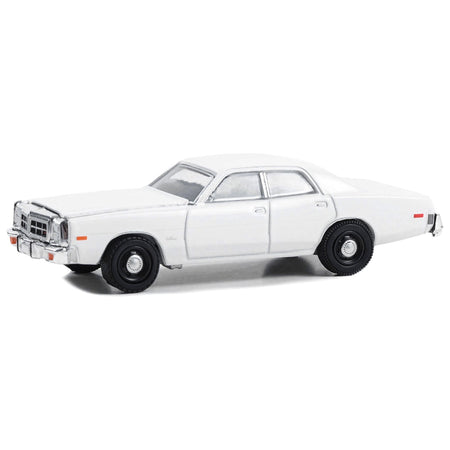 1977-78 Dodge Monaco Police Pursuit White "Hot Pursuit - Hobby Exclusive" Series 1/64 Diecast Model Car by Greenlight-Greenlight-ModelCars.com