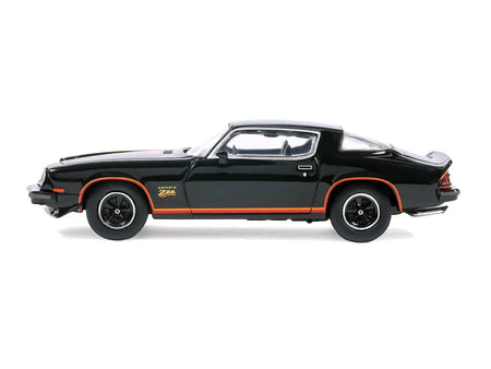 1977 Chevrolet Camaro Z28 Black with Stripes 1/64 Diecast Model Car by IXO Models-IXO-ModelCars.com