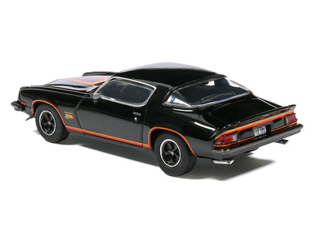 1977 Chevrolet Camaro Z28 Black with Stripes 1/64 Diecast Model Car by IXO Models-IXO-ModelCars.com