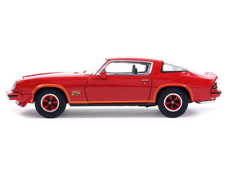 1977 Chevrolet Camaro Z28 Red with Hood Stripes 1/64 Diecast Model by IXO Models-IXO-ModelCars.com