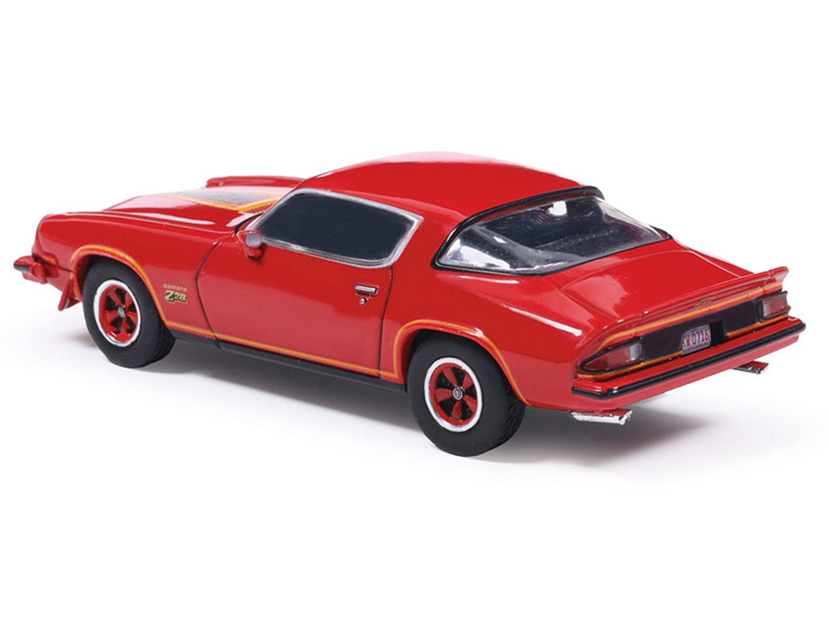 1977 Chevrolet Camaro Z28 Red with Hood Stripes 1/64 Diecast Model by IXO Models-IXO-ModelCars.com