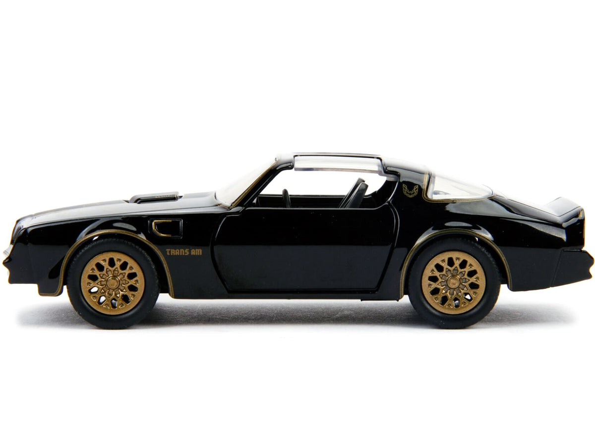1977 Pontiac Firebird Black "Smokey and the Bandit" (1977) Movie "Hollywood Rides" Series 1/32 Diecast Model Car by Jada-Jada-ModelCars.com