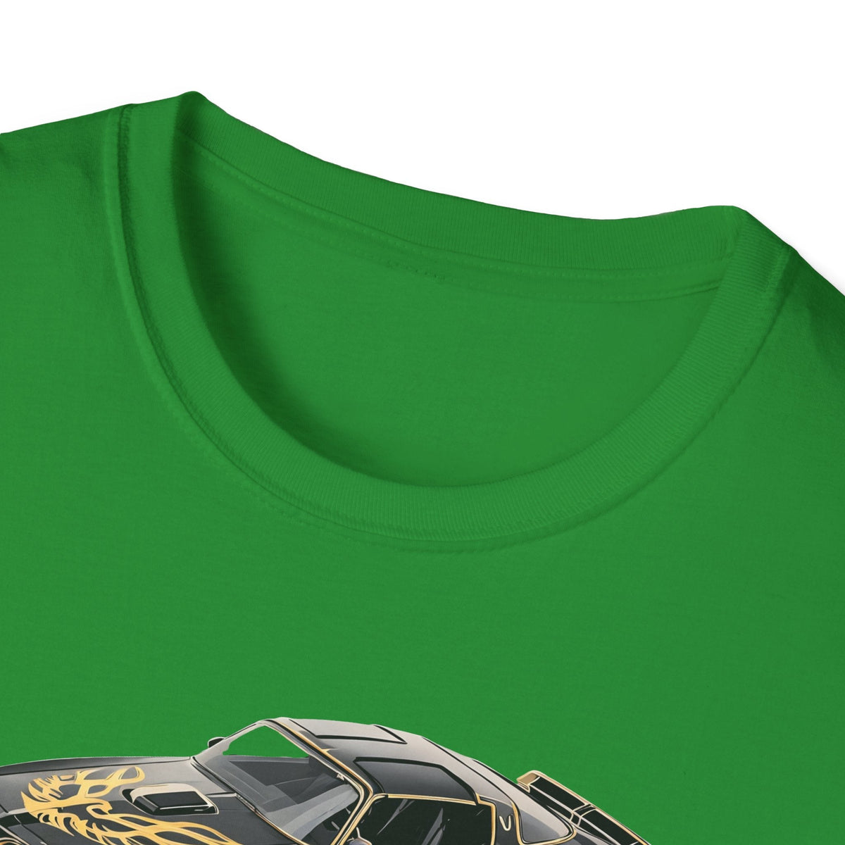 1977 Pontiac Firebird T/A Trans Am Starlite Black with Golden Eagle Hood - Inspired T-Shirt - American Muscle-Modelcars.com-ModelCars.com
