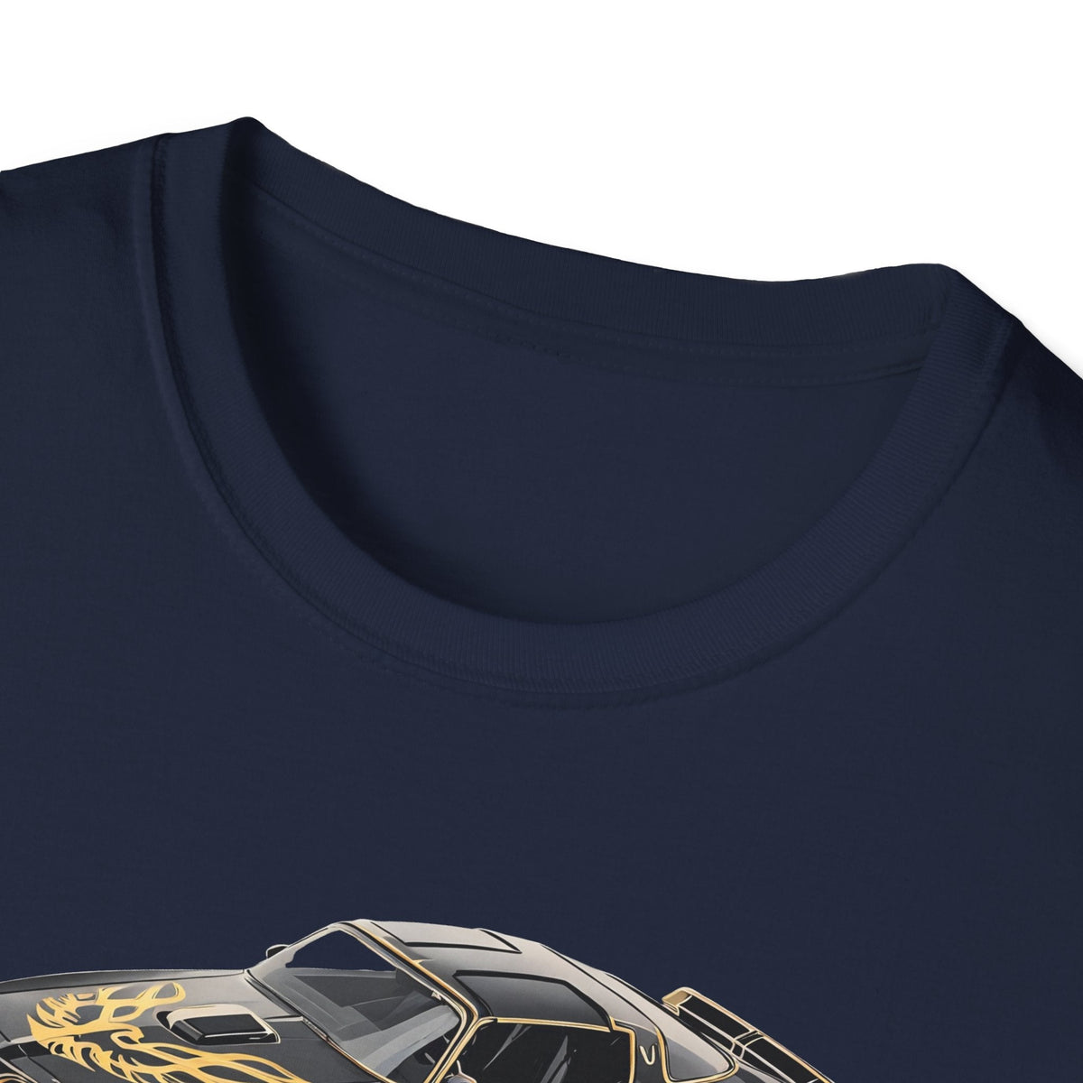 1977 Pontiac Firebird T/A Trans Am Starlite Black with Golden Eagle Hood - Inspired T-Shirt - American Muscle-Modelcars.com-ModelCars.com