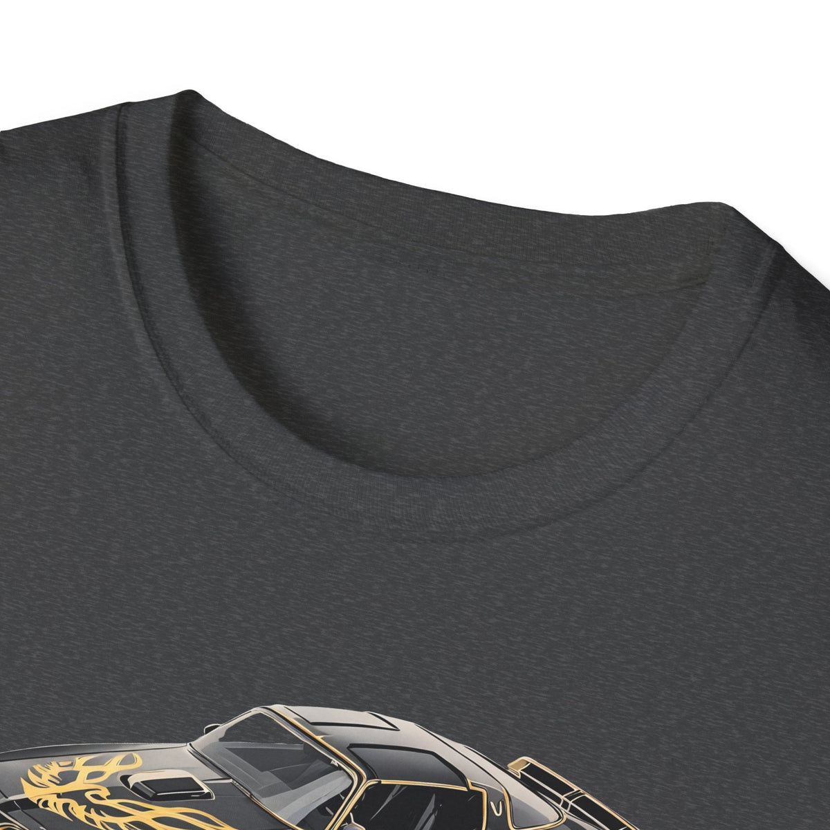 1977 Pontiac Firebird T/A Trans Am Starlite Black with Golden Eagle Hood - Inspired T-Shirt - American Muscle-Modelcars.com-ModelCars.com