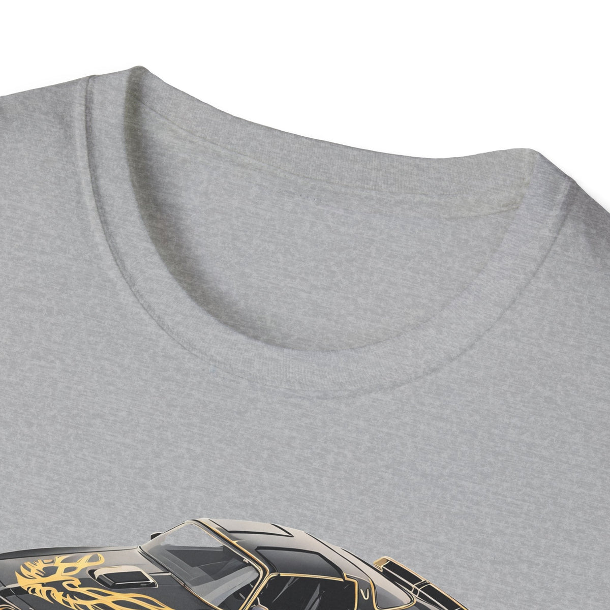 1977 Pontiac Firebird T/A Trans Am Starlite Black with Golden Eagle Hood - Inspired T-Shirt - American Muscle-Modelcars.com-ModelCars.com