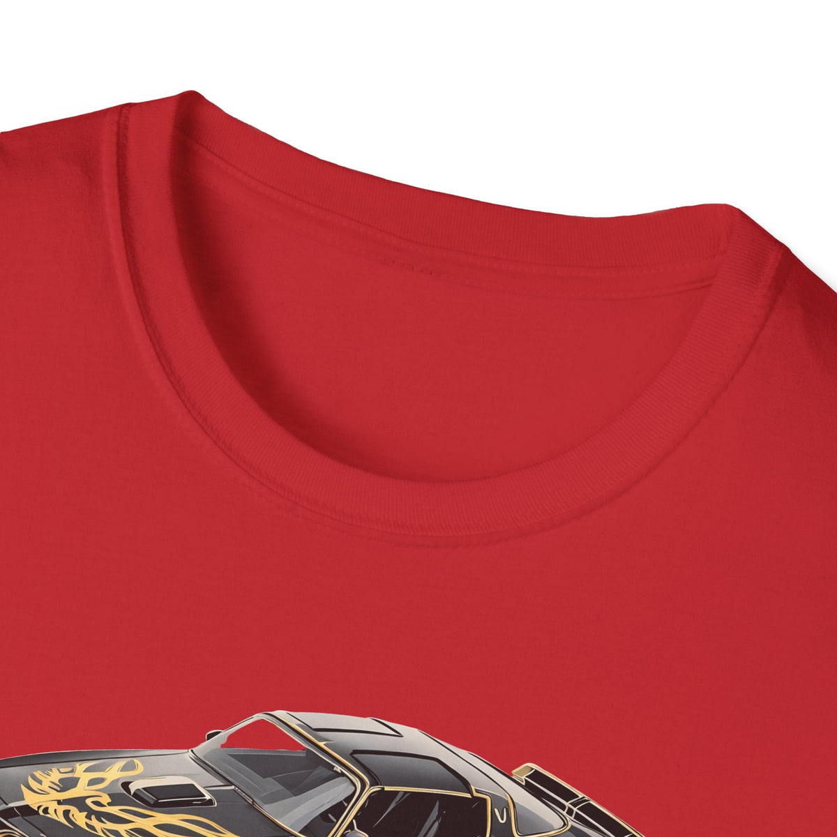1977 Pontiac Firebird T/A Trans Am Starlite Black with Golden Eagle Hood - Inspired T-Shirt - American Muscle-Modelcars.com-ModelCars.com