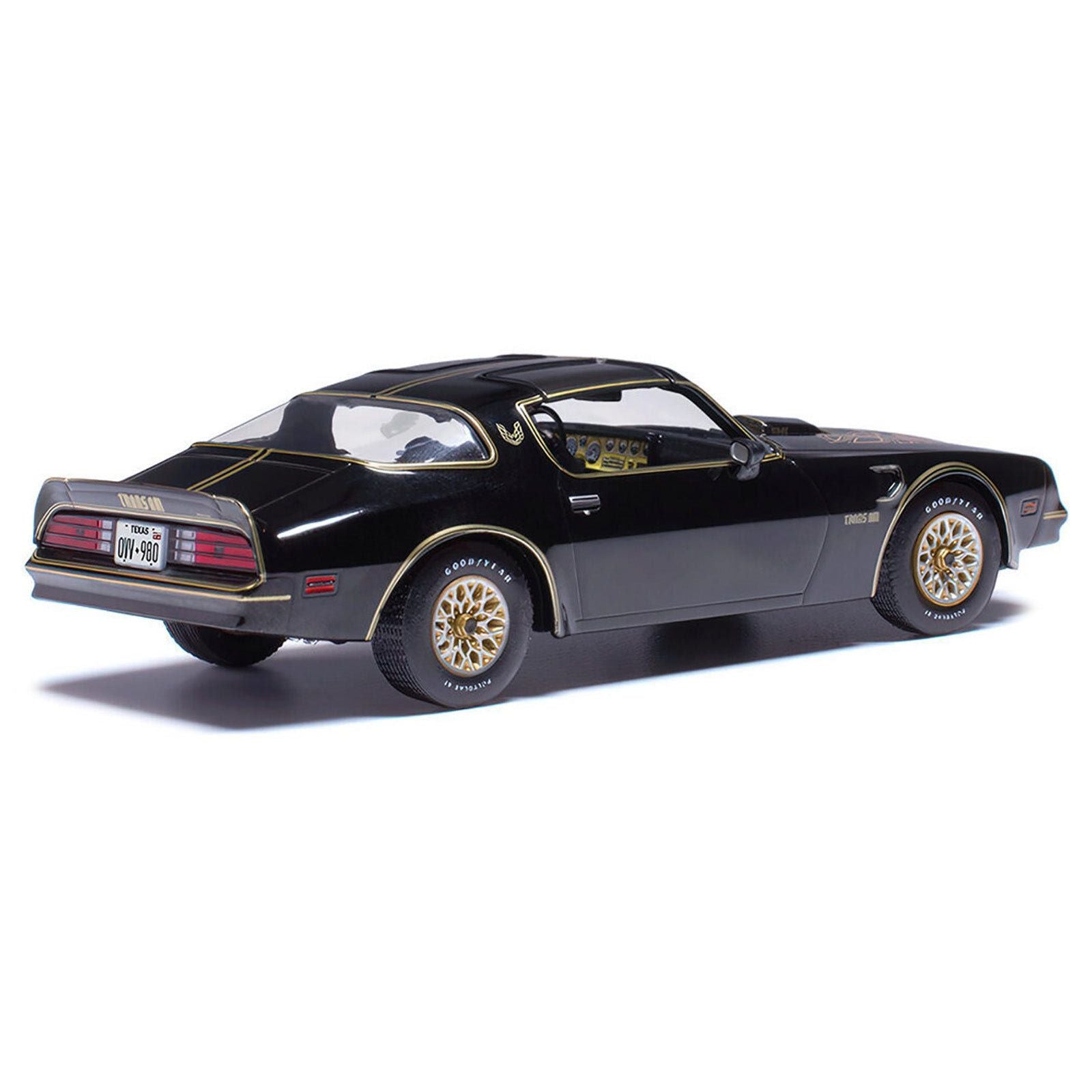 1977 Pontiac Trans Am Starlight Black with Hood Graphics 1/43 Diecast Model by IXO Models - IXO - ModelCars.com