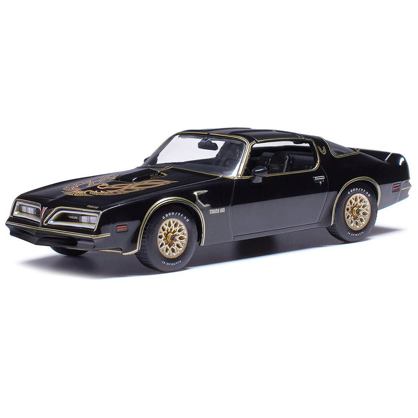 1977 Pontiac Trans Am Starlight Black with Hood Graphics 1/43 Diecast Model by IXO Models - IXO - ModelCars.com