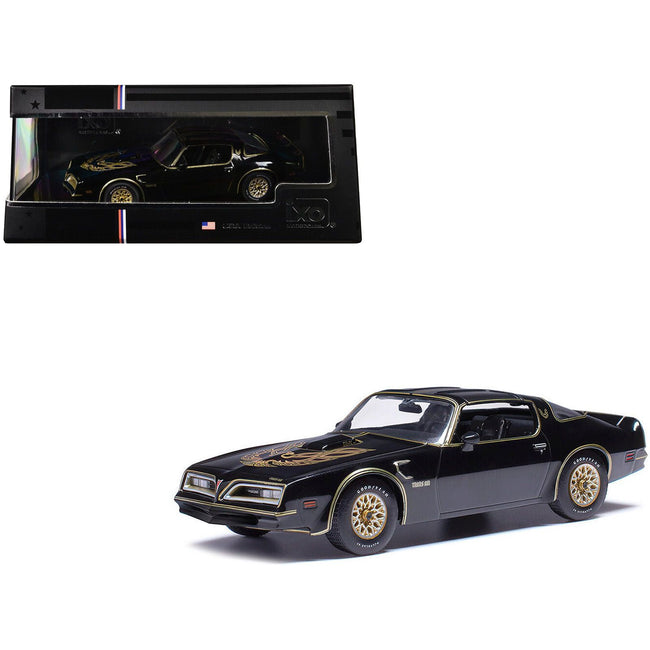 1977 Pontiac Trans Am Starlight Black with Hood Graphics 1/43 Diecast Model by IXO Models - IXO - ModelCars.com