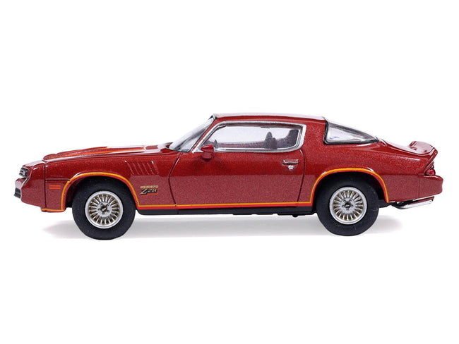 1978 Chevrolet Camaro Z28 Carmine Red Metallic with Red Interior 1/64 Diecast Model Car by IXO Models-IXO-ModelCars.com