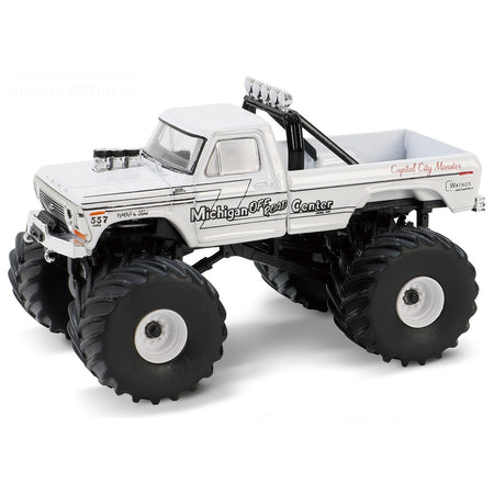 1978 Ford F - 250 Monster Truck White "Capitol City Monster" "Kings of Crunch" Series 15 1/64 Diecast Model Trucks by Greenlight - Greenlight - ModelCars.com
