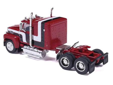 1978 Ford LTL-9000 Truck Tractor Red Metallic with Stripes 1/64 Diecast Model Car by IXO Models-IXO-ModelCars.com