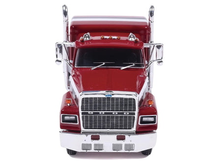 1978 Ford LTL-9000 Truck Tractor Red Metallic with Stripes 1/64 Diecast Model Car by IXO Models-IXO-ModelCars.com