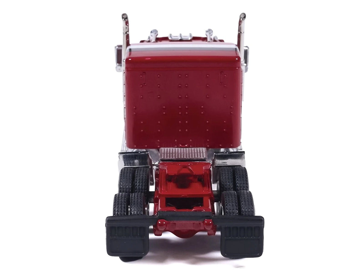 1978 Ford LTL-9000 Truck Tractor Red Metallic with Stripes 1/64 Diecast Model Car by IXO Models-IXO-ModelCars.com