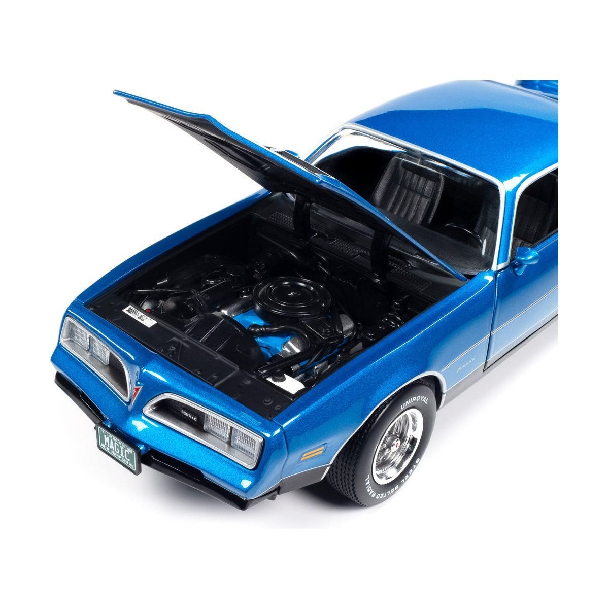 1978 Pontiac Firebird Formula Martinique Blue Metallic "American Muscle" Series 1/18 Diecast Model Car by Auto World-Autoart-ModelCars.com