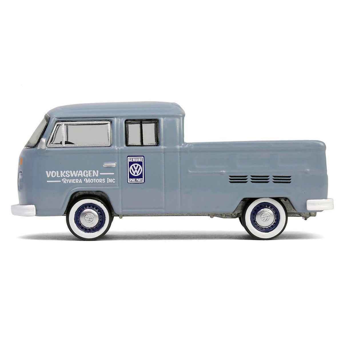 1978 Volkswagen Type 2 Double Cab Pickup Truck "Volkswagen Service" Gray "Club Vee-Dub" Series 20 1/64 Diecast Model Car by Greenlight-Greenlight-ModelCars.com