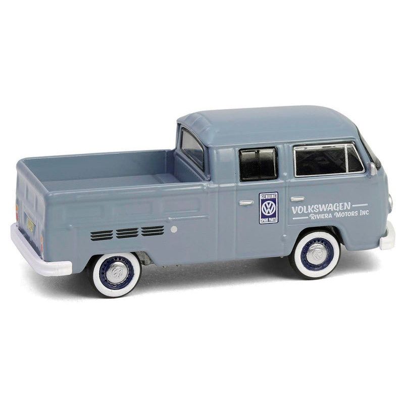 1978 Volkswagen Type 2 Double Cab Pickup Truck "Volkswagen Service" Gray "Club Vee-Dub" Series 20 1/64 Diecast Model Car by Greenlight-Greenlight-ModelCars.com
