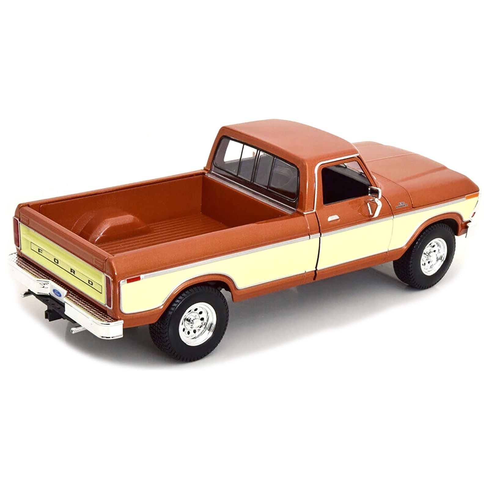 1979 Ford F - 150 Ranger Pickup Truck Brown Metallic and Cream "Special Edition" 1/18 Diecast Model Car by Maisto - Maisto - ModelCars.com