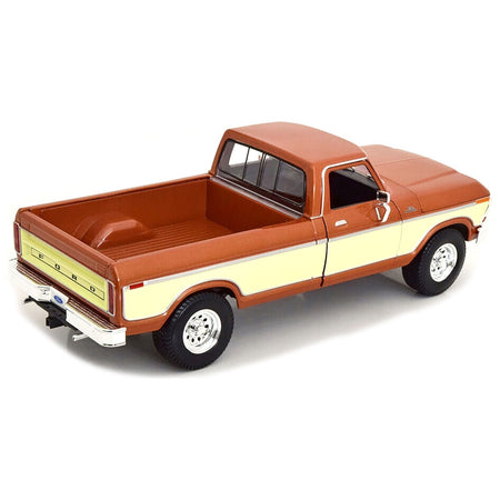 1979 Ford F - 150 Ranger Pickup Truck Brown Metallic and Cream "Special Edition" 1/18 Diecast Model Car by Maisto - Maisto - ModelCars.com
