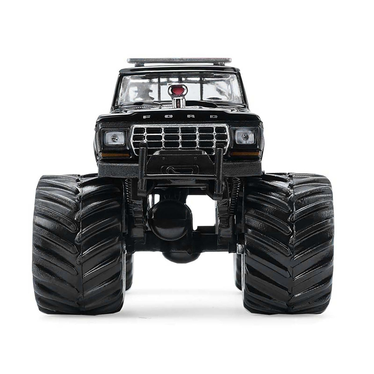 1979 Ford F-250 Monster Truck "Shelby Township Police Michigan" Black "Kings of Crunch - Hot Pursuit" Special Edition 1/64 Diecast Model Car by Greenlight-Greenlight-ModelCars.com