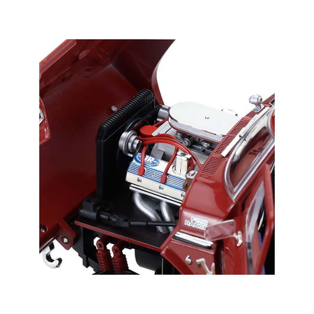 1979 Ford F-250 Monster Truck with 48-Inch Tires "Walkin' Tall" Red "Kings of Crunch" Series 1/18 Diecast Model Car by Greenlight-Greenlight-ModelCars.com