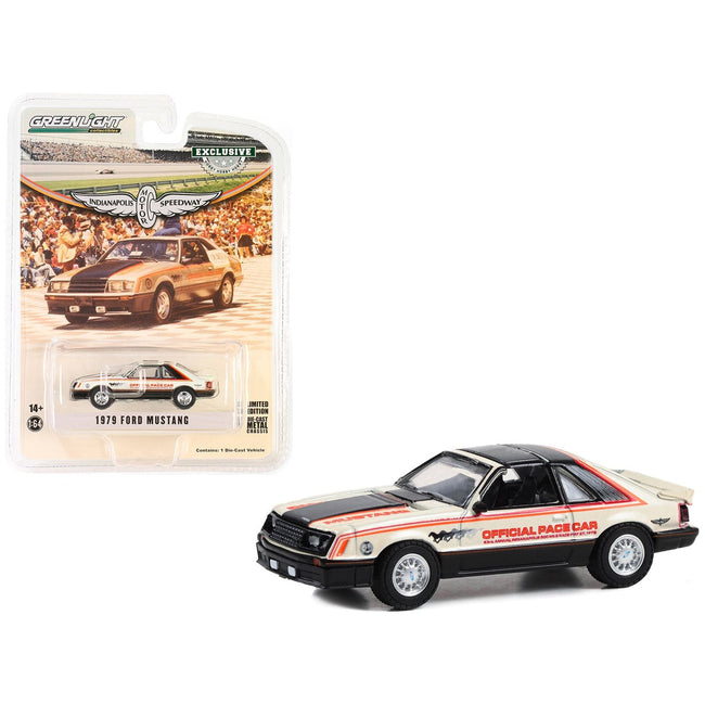 1979 Ford Mustang Official Pace Car "63rd Annual Indianapolis 500 Mile Race" "Hobby Exclusive" Series 1/64 Diecast Model Car by Greenlight - Greenlight - ModelCars.com