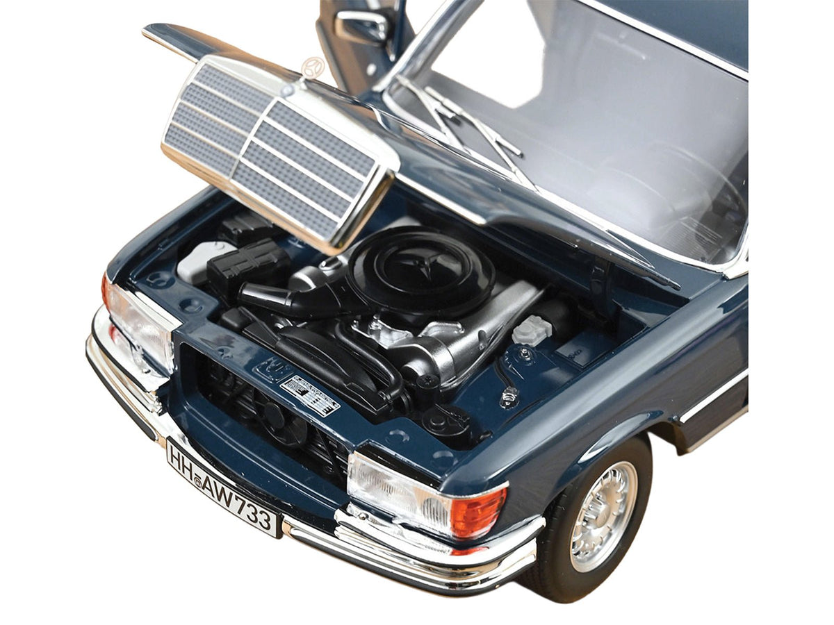 1979 Mercedes-Benz 350 SEL Hansa Blue 1/18 Diecast Model Car by Norev-Norev-ModelCars.com