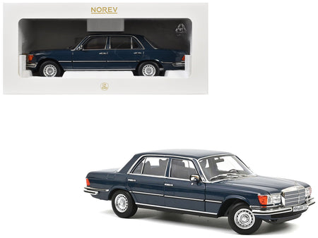 1979 Mercedes-Benz 350 SEL Hansa Blue 1/18 Diecast Model Car by Norev-Norev-ModelCars.com
