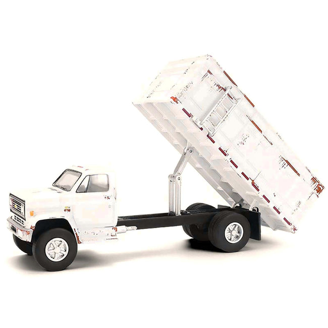 1980 Chevrolet C-70 Grain Truck White (Weathered) "S.D. Trucks" Series 20 1/64 Diecast Model by Greenlight-Greenlight-ModelCars.com