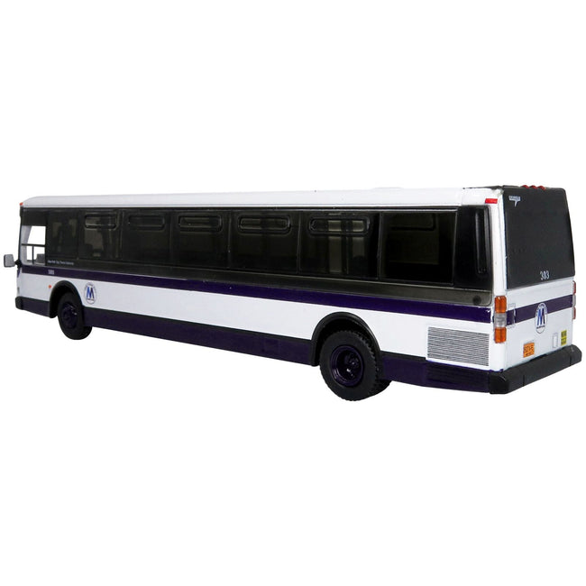 1980 Grumman 870 Advanced Design Transit Bus MTA New York City Bus "B64 Coney Island" "Vintage Bus & Motorcoach Collection" 1/87 Diecast Model by Iconic Replicas - Iconic Replicas - ModelCars.com