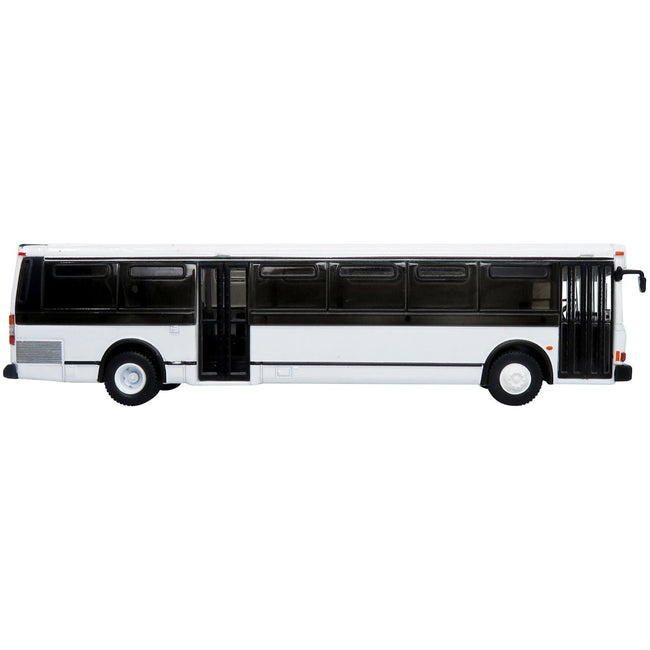 1980 Grumman 870 Advanced Design Transit Bus Plain White "Vintage Bus & Motorcoach Collection" 1/87 Diecast Model by Iconic Replicas - Iconic Replicas - ModelCars.com